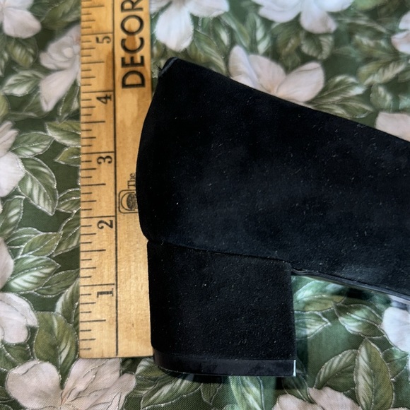 Alfani Black Suede Step N Flex Block Heel Shoes - Picture 6 of 6